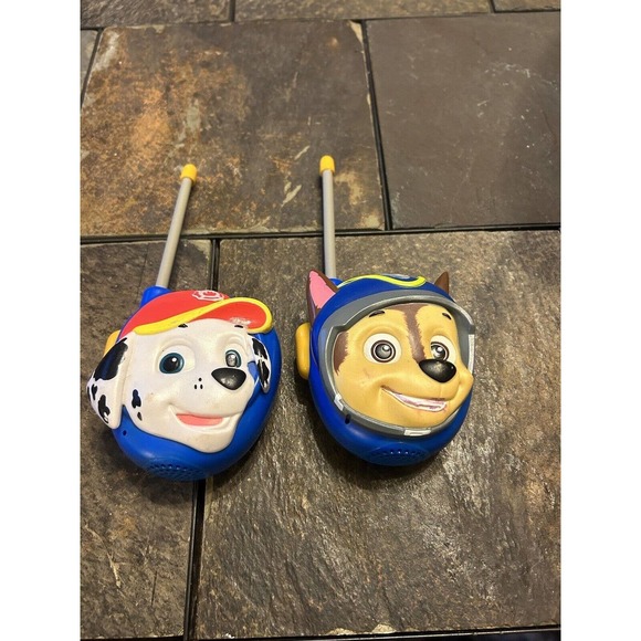 Spin Master Toys Paw Patrol Walkie Talkie Set Marshall And Rubble